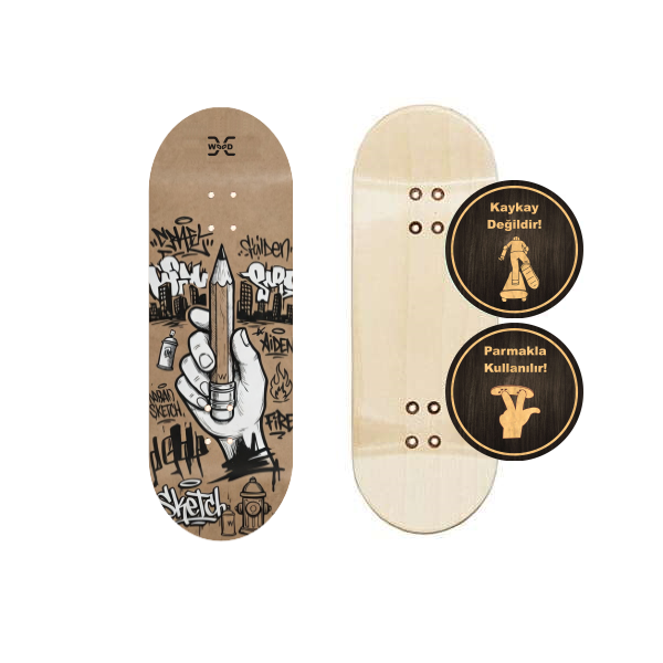fingerboard deck tahta PR320001